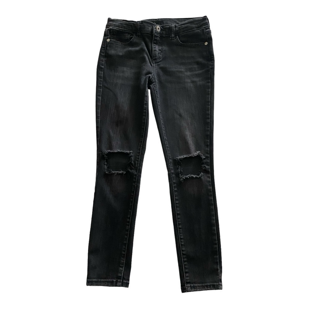 (2)-ART CLASS-GIRLS BLACK DENIM JEANS-SIZE 12